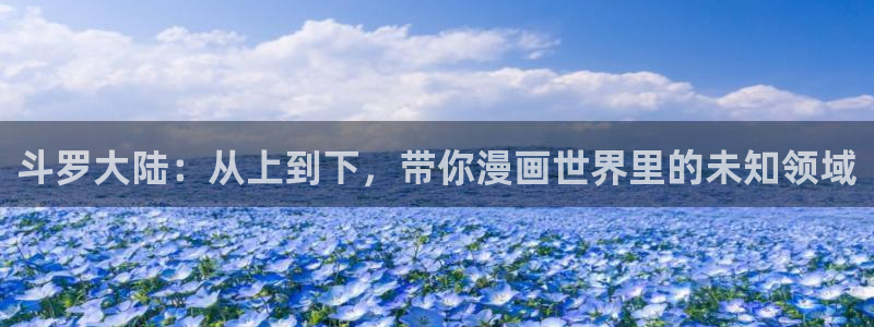 拷贝漫画在线：斗罗大陆：从上到下，带你漫画世界里的未知领域